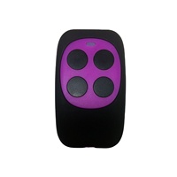 Télécommande RF 4 boutons personnalisée CE FCC ROHS 433 MHz pour portail de garage, code fixe/apprentissage/rolling code, duplicateur