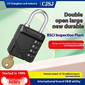 Cerradura de Combinación de Doble Canal y 4 Dígitos Shenghui CH-617-2, Resistente al Agua IP66, para Puerta de Gabinete de Gimnasio, Candado de Aleación de Zinc y Acero de 40 mm - Product Image 6