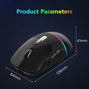 Ratón USB para juegos de ordenador de 2,4g, retroiluminación LED de <span class=keywords><strong>Color</strong></span> RGB, ratón inalámbrico silencioso recargable para juegos para <span class=keywords><strong>PC</strong></span> y portátil - Product Image 2