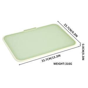 Juego <span class=keywords><strong>de</strong></span> 3 Tablas <span class=keywords><strong>de</strong></span> Cortar <span class=keywords><strong>de</strong></span> Paja <span class=keywords><strong>de</strong></span> Trigo y Plástico PP, Antideslizantes, <span class=keywords><strong>de</strong></span> Colores, Reversibles - Product Image 3