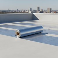 Tissu tissé réfléchissant pour isolation thermique, film composite en aluminium en rouleaux