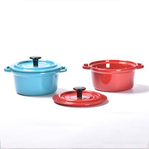 Ensemble de plats à gratin en céramique miniatures colorés de style européen, design tendance, résistants au <span class=keywords><strong>four</strong></span>, écologiques, personnalisables - Product Image 2