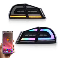 Luces Traseras LED Estilo RGB DK Motion para Honda Civic FD2 FN2 2006-2012, Actualización de Luces Traseras, Piezas de Repuesto para Automóviles