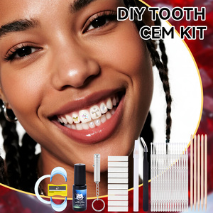 Set di pietre preziose da 10 pezzi per la decorazione di un dente da 10 pezzi Set professionale di gemme per denti - Product Image 3