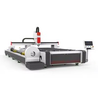 Machines de découpe laser à fibre multifonctions CNC optiques rotatives pour tôles, plaques, tubes et tuyaux, refroidies par eau, AI/PLT HIWIN