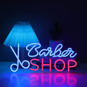 Lumières néon pour salon de coiffure, adaptées aux salons de coiffure, studio, logo de magasin éclairé par LED, décoration murale, lumières néon de nuit - Product Image 5