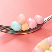 Suikergoed groothandel OEM/ODM op maat gemaakte private label katoensuiker kleurrijke cilindrische hartvormige zoete knapperige marshmallow