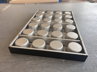 Moule à gâteau personnalisé 24 tasses 530x325x38mm, moule à muffins antiadhésif commercial pour boulangerie