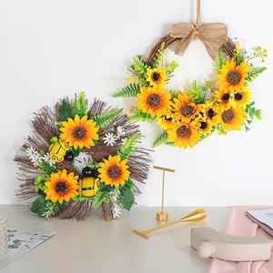 <span class=keywords><strong>Guirnalda</strong></span> de Girasoles Artificiales y <span class=keywords><strong>Guirnalda</strong></span> Navideña al por Mayor para Decoración de Acción de Gracias y Halloween, No Tóxica, Reutilizable, para Uso en Interiores - Product Image 1