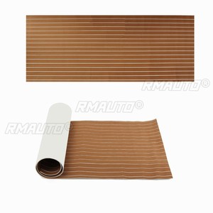 Boat Accessories Marine Flooring <b>EVA</b> Foam Boat Decking Sheet Faux Teak Yacht Boat Deck Mat Self-Adhesive 2400x900x6mm - Product Image 6