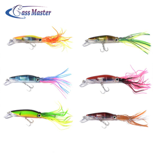 Bassmaster Leurre De Pêche 24 cm/38.5g 16 cm/18.5g Calmar Leurre Avec Crochet Triple 3D Poisson yeux Appâts de Pêche Au Vairon - Product Image 6