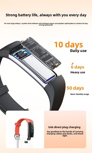 Reloj Inteligente a Prueba <span class=keywords><strong>de</strong></span> Agua con Estilo Moderno, Medición <span class=keywords><strong>de</strong></span> Frecuencia Cardíaca y Conteo <span class=keywords><strong>de</strong></span> Pasos - Product Image 5