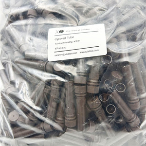 Customizable 1.5ml Amber Cryovial <b>Tube</b> With O Ring Lid For Lab Research - Product Image 6