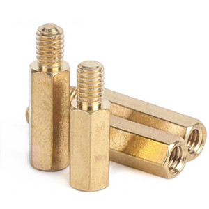 M2 M2.5 M3 M3.5 M4 Male to Female Brass Standoff <b>Spacer</b> Hexagonal Stud <b>Spacer</b> Brass Standoff Copper Standoffs - Product Image 3