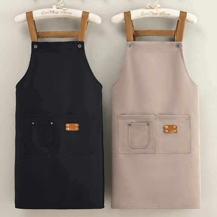 Household apron canvas apron 2023 new celebrity men's cooking