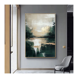Peintures décoratives abstraites faites à la main <span class=keywords><strong>sur</strong></span> <span class=keywords><strong>toile</strong></span>, paysages marins naturels, art mural moderne - Product Image 1