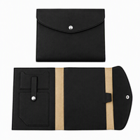 Protège-cahier A5 en cuir PU à trois volets pour agenda quotidien et hebdomadaire, carnet de notes professionnel en cuir PU pour entreprise et bureau