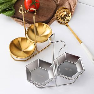 Nouveautés : Support de couvercle de casserole et repose-cuillère en acier inoxydable pour casseroles, bols et assiettes - Product Image 3
