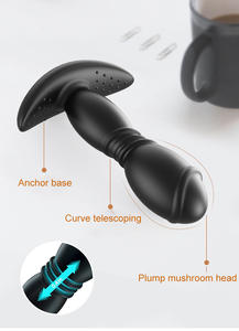 App-Fernbedienung Butt Plug Prostata-Massagegerät WLAN Bluetooth Teleskop-Dildo Anal-Vibrator für Männer Frauen Masturbator Sexspielzeug - Product Image 4
