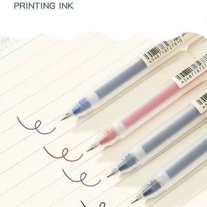 ชุดปากกาเจล <span class=keywords><strong>MUJI</strong></span> ของแท้จากญี่ปุ่น ขนาดหัวเขียน 0.38 มม. 0.5 มม. สีดำ แดง น้ำเงิน ปากกาลูกลื่นพลาสติก สำหรับใช้ในสำนักงานและโรงเรียน - Product Image 5