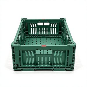 Caja de Plástico Plegable para Frutas y Verduras, con Orificios de Ventilación, para Supermercado, de Alta Luminosidad y Gran Venta - Product Image 6