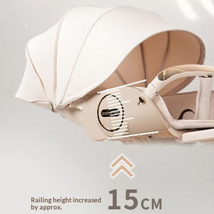 Poussette pliable en alliage d'aluminium à double inclinaison pour bébés <span class=keywords><strong>de</strong></span> 0 à 6 mois, idéale pour les parents au quotidien - Product Image 4