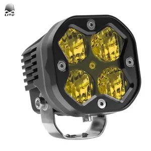 3 Inch 40W LED Work Light Waterproof Square Driving Fog Lights Spotlight For Car Motorcycle Tractors Driving Boat Lights 12V 24V