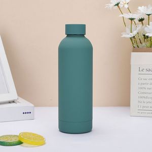 Small Mouth Stainless Steel Vacuum <b>Thermos</b> <b>Bottle</b> Large Capacity Outdoor Travel Sports Water Cup Insulated Cold Drink Flask - Product Image 3