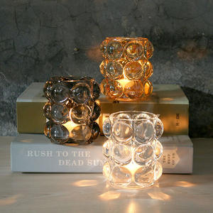 2025 nouveau Design luxe <span class=keywords><strong>Woodwick</strong></span>/coton mèche bulle verre bougies marque privée vanille cire de soja bougie pour cadeau - Product Image 6