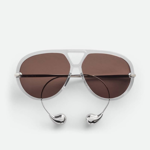 แว่นกันแดด Bottega BV Pilot Style Acetate ป้องกันแสงสะท้อน แว่นตาแฟชั่นสำหรับขับรถ ท่องเที่ยว ปาร์ตี้ ใส่ลำลอง Veneta - Product Image 1