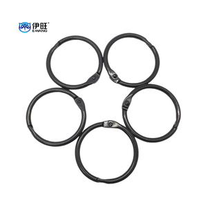 EWANG Office Stationery Black Metal 1.2 Inch Loose Leaf Binding <b>Ring</b> for Notebook - Product Image 1