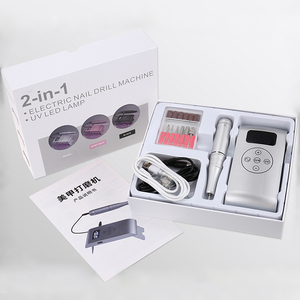 35000 tr/min professionnel Portable électrique <span class=keywords><strong>coeur</strong></span> Nail Art perceuse Kit de démarrage pour ongles en acrylique avec lampe et perceuse - Product Image 6