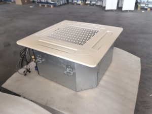 Low Noise Central Air Conditioning System Chilled Water Type Ceiling <b>Mounted</b> Cassette Fan Coil Unit High-Efficiency Particulate - Product Image 6