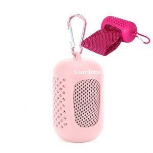 Serviette rafraîchissante en microfibre écologique à séchage rapide et à refroidissement rapide, imprimée numériquement, vente en gros, sac de sport, boîte de rangement, emballée en boîte - Product Image 4