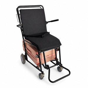 Fauteuil de transfert manuel pour aéroport, taille standard, en alliage d'acier, dispositif médical certifié CE - Product Image 1