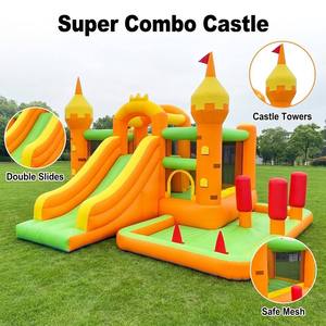 Castillo Inflable <span class=keywords><strong>Doctor</strong></span> Dolphin, Tobogán Inflable Colorido, Castillo Hinchable para Niños, Fiesta de Cumpleaños en el Patio Trasero, Evento al Aire Libre - Product Image 1