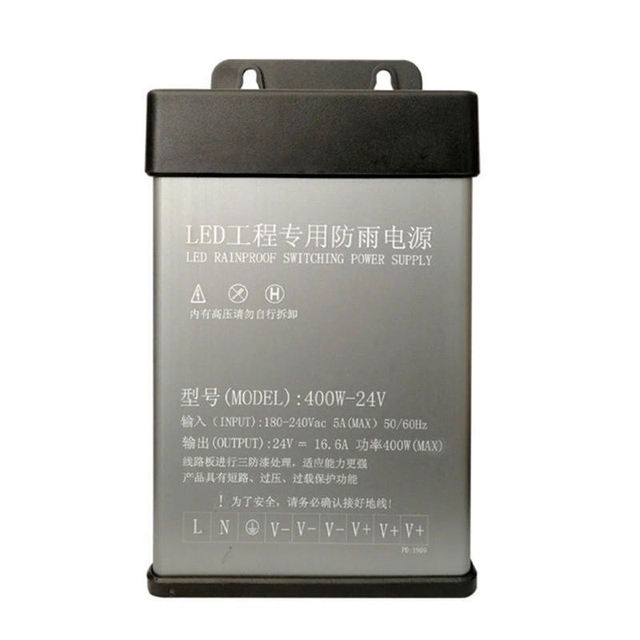 Light Strip Transformer Detachable Plug Output 12v 24v Multifunction Adapters High Voltage LED Lighting Power Supply