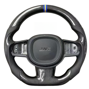Volvo <span class=keywords><strong>XC</strong></span> 40 S90 S60 <span class=keywords><strong>V60</strong></span> V90 S40 V40 XC60 XC90 Volante de coche de fibra de carbono Modificación de cuero para una conducción óptima - Product Image 2