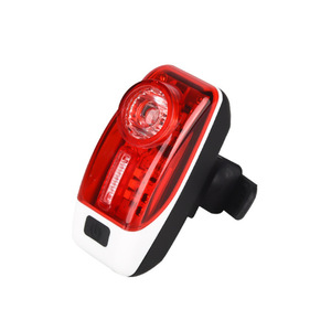ไฟท้ายจักรยาน LED ชาร์จ USB ได้ กันน้ำ IPX4 4 โหมด ไฟขี่กลางคืน - Product Image 5