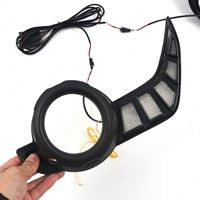 Gobison Offre Spéciale 2014-2021 Feu antibrouillard avant LED DRL Feux de circulation diurne pour Toyota 4runner