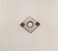 Plaquette solide PCBN CBN PCD pour tournage CNC CNGA1204 CNGN RNGN, pour blocs cylindriques, acier, fonte, OEM, HRC40-60, revêtue