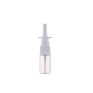 Flacons pulvérisateurs nasaux en plastique transparent PET 10 ml avec <span class=keywords><strong>pompe</strong></span> pulvérisatrice, emballage rond - Product Image 5