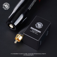 Dragonhawk Mât sans fil Alimentation pour batterie de tatouage Connecteur RCA pour machine à tatouer stylo
