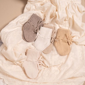 Chaussons tricotés pour bébés nouveau-nés en <span class=keywords><strong>laine</strong></span> mérinos 100 %, vente chaude, pour bébés de 0 à 3 mois - Product Image 3