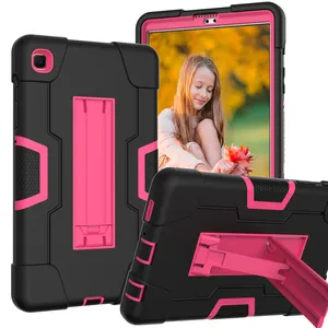 Silicone Rugged Tablet Case For Samsung Galaxy Tab A7 Lite 8.7 T220 T225 2021 Shockproof Hybrid Heavy Duty Kickstand Kids