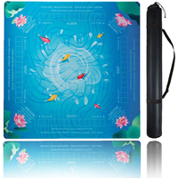 Cubierta de Mesa de Mahjong Cuadrada Moderna de Goma OEM ODM, Antideslizante, Sublimable, Accesorios de Mahjong de Marca de Lujo