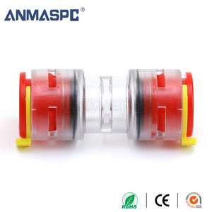 10/8mm connettore dritto Microduct connettore Push Fit per il tubo di telecomunicazione in fibra ottica Microduct accoppiatore - Product Image 2