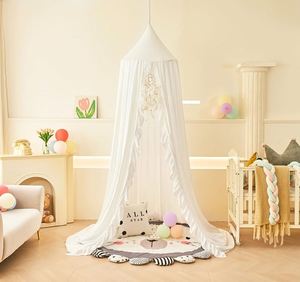 Tente de lit suspendue style princesse, en gaze décorative d'intérieur, tissu respirant, crée un espace privé douillet pour les enfants - Product Image 1