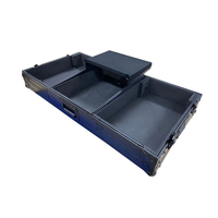 DDJ flight case dj scène audio aluminium DJ flight case avec plateau pour ordinateur portable