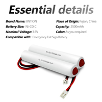 Module d'éclairage d'urgence compact à montage mural, installation rapide, 10,8 Wh, 6 V, 1800 mAh, batterie Ni-Cd SC Stick